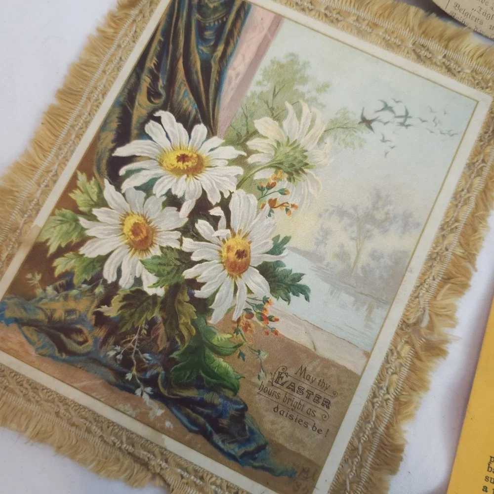 Ephemera Paper Lot‎ Antique German Newspaper Photo Post Cards Victorian Easter